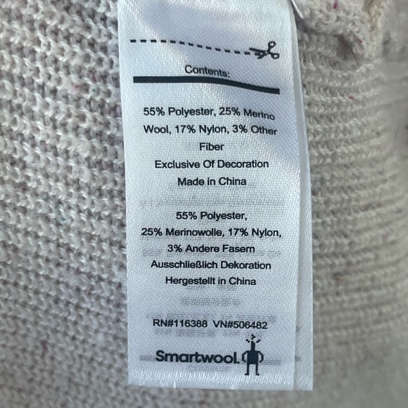 Smartwool | Women’s Shadow Pine V Neck Cable Knit Merino Wool Blend Sweater - Picture 6 of 7